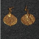 ROCKY  MOUNTAIN ASPEN LEAVE  EARRINGS.
