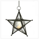 Clear glass lantern