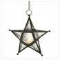 Clear glass lantern