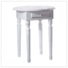 Carved top Accent table