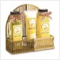 Vanilla Caramel bath set