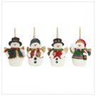 Snowman angel ornaments