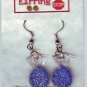 Blue Candy Dangle Earrings Handmade  #H018