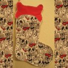 Bone Top Dog Pet Christmas Stocking Handmade 200915