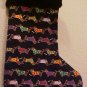 Dachshund Dog Christmas Stocking Handmade 200926
