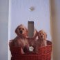 LIGHTSWITCH PLATE COVER Dogs Cocker Spaniels Handmade in the USA