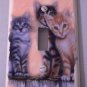 LIGHTSWITCH PLATE COVER Kittens Cats Handmade in the USA