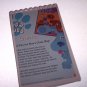 Journal Notebook Recycled Upcycled from BLUES CLUES GAME Box Handmade in the USA #2010023