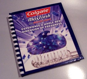 Journal Notebook Recycled Upcycled from COLGATE Box #2010036