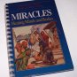 Journal Notebook Recycled Upcycled from MIRACLES Book Cover  #2010086