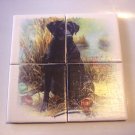 Wall Tiles BLACK LAB Dog Pets Animals Made in the USA #2010099