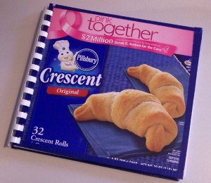 Notebook Journal Recycled Upcycled from CRESCENT ROLLS Box #2010108