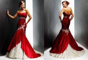 Free shipping maggie sottero a line strapless wedding gown Amara Royale