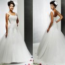 Free shipping maggie sottero a line strapless wedding gown Amber