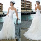 Free shipping maggie sottero a line strapless wedding gown Amour Brooch