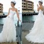 Free shipping maggie sottero a line strapless wedding gown Amour Brooch