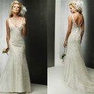 Free shipping maggie sottero a line strapless wedding gown Amy