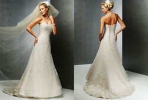 Free shipping maggie sottero designer wedding dresses Anastasia