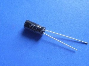 0.1UF 50V Electrolytic Capacitor (Item# C0101)