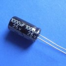 1000UF 25V Electrolytic Capacitor (Item# C0111)