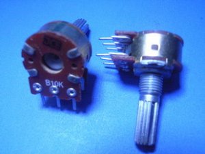 B type 10K (103) Double VR Potentiometer (Item# T0036)