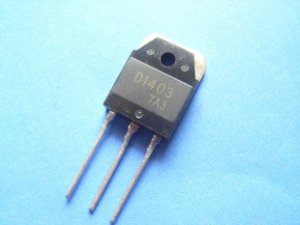 Transistor, D1403, TO-3P, 2 pcs. (Item# Q0110)