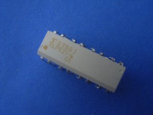 IC, Opto-isolator / optical coupler, TLP521-4, 1 pcs. (Item# U0010)