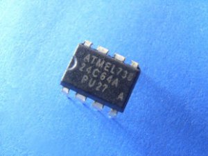IC, microcontroller / memory, AT24C64A 24C64, 4 pcs. (Item# M0003)