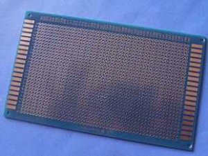 PCB multi-purpose, 9CM*15CM 1.6MM, high quality solder coated, FR4, 1 pcs. (Item# P0017)