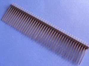 Pin Connector, 40x1 2.54mm pitch, 25 mm long pin, 10 pcs. (Item# X0014)