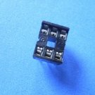 IC Socket, 6 pin DIP, 0.1 inch pitch, 50 pcs. (Item# S0001)