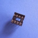 IC Socket, 8 pin DIP, 0.1 inch pitch, 50 pcs. (Item# S0008)