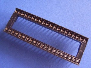 IC Socket, 40 pin DIP, 0.1 inch pitch, 16 pcs. (Item# S0010)
