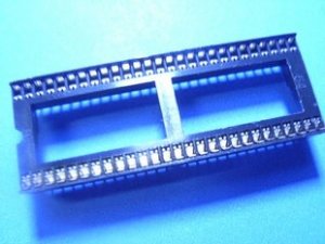 IC Socket, 54 pin SDIP, round, 1.778mm pitch, 4  pcs. (Item# S0021)