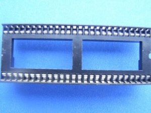 IC Socket, 52 pin SDIP, round, 1.778mm pitch, 4 pcs. (Item# S0023)