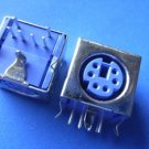 Connector / Socket, PS2 KB socket 6P purple, 5 pcs. (Item# S0121)