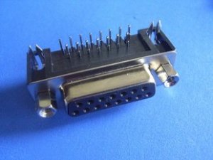 Connector / Socket, DR15 Female, 2-row, 4 pcs. (Item# S0160)