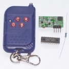 Remote Control, Remote + Receiver + Decoder IC Momentary mode (Item# RE005)