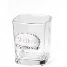 Shot Glass with Pewter Medallion