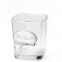 Shot Glass with Pewter Medallion