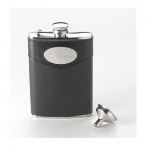 8oz. Leather Wrapped Flask