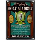 Golf Academy Plaque