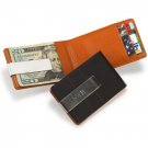 Metro Leather Wallet Money Clip