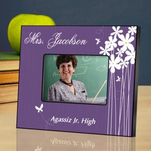Bloomin Butterfly Personalized Teacher Picture Frame