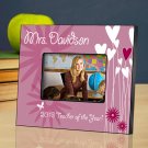 Hearts and Flowers Personalized Teacher Picture Frame