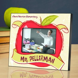 The Big Apple Personalized Teacher Picture Frame