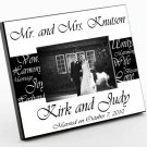 Mr and Mrs Personalized Wedding Photo Frame
