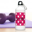 Personalized Polka Dots Water Bottle