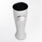Personalized Gunmetal Pilsner Glass with Pewter Medallion