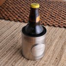 Personalized Brushed Koozie with Pewter Medallion